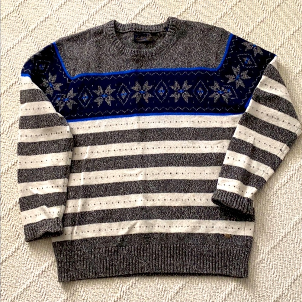 Scotch & Soda Wool-blend bouclé pullover